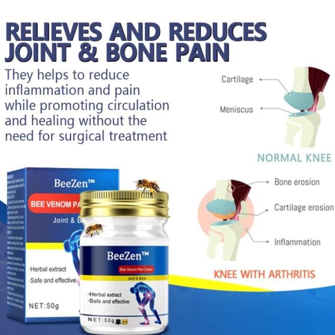 BeeZen Bee Venom Joint and Bone Therapy Advanced Cream 50gm(Pack Of 1)