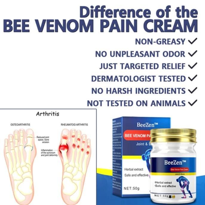 BeeZen Bee Venom Joint and Bone Therapy Advanced Cream 50gm(Pack Of 1)